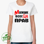 Женская футболка органик