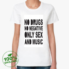 Женская футболка органик