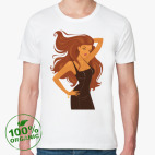 Мужская футболка органик