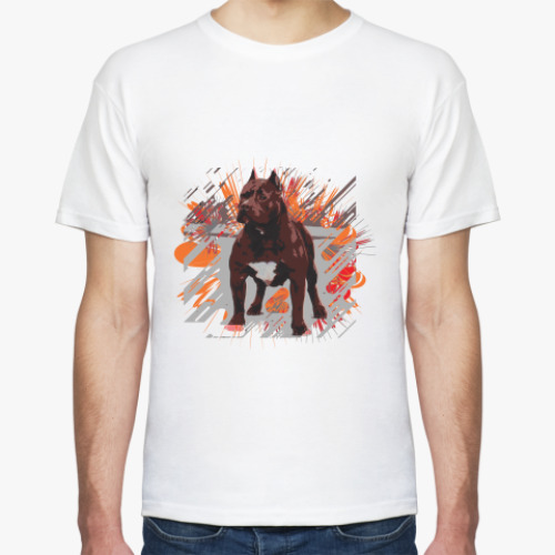 Футболка с принтом Staff