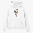 Толстовка худи оверсайз