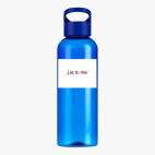 Прозрачная спортивная бутылка