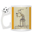 Кружка с футбольным мячиком