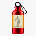 Металлическая бутылка 400 мл UV-DTF