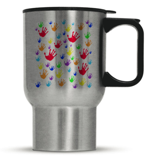 Кружка-термос с принтом Художник