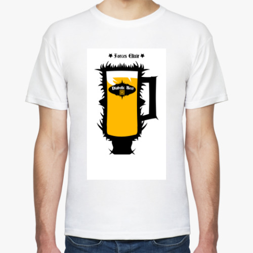 Футболка с принтом Diabolic Beer