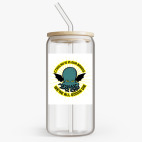 Банка с бамбуковой крышкой