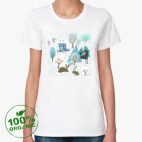 Женская футболка органик