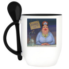 Кружка с ложкой