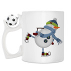 Кружка с футбольным мячиком