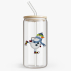 Банка с бамбуковой крышкой