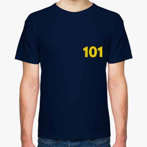 Футболка с принтом  '101'
