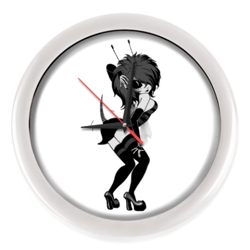 Настенные часы с принтом Танец суперпчелки