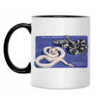 Кружка двухцветная