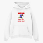 Толстовка худи оверсайз