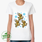 Женская футболка органик