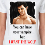 Женская футболка, белая