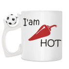 Кружка с футбольным мячиком