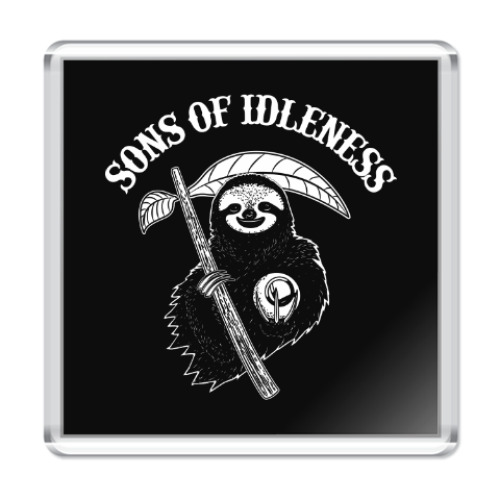 Магнит с принтом Сыны Безделья