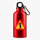 Металлическая бутылка 400 мл UV-DTF