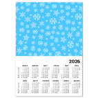 Календарь A3 2026, белый Снежное небо