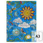 Узор с одуванчиками