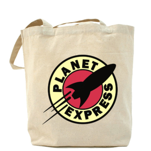 Сумка шоппер с принтом ФУТУРАМА - PLANET EXPRESS