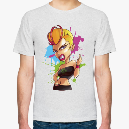 Футболка с принтом F*CK! серия Дрянные Девчонки