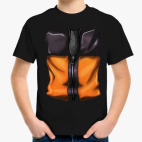 Детская классическая футболка Naruto Uzumaki Наруто Узумаки