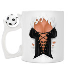 Кружка с футбольным мячиком