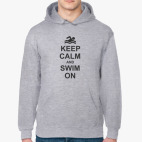 Толстовка худи Swim on.