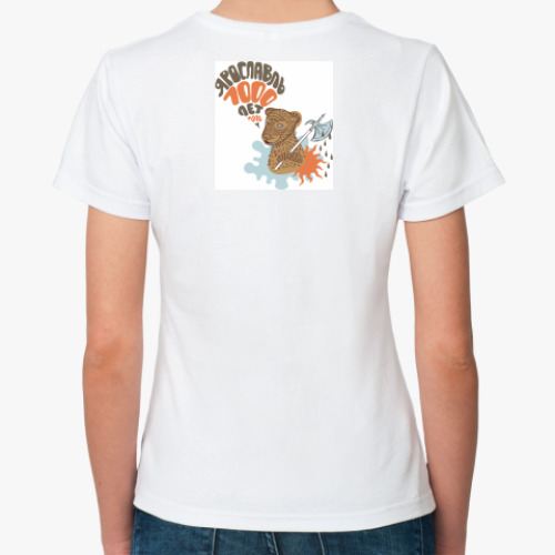 Классическая футболка с принтом  1000 лет Ярославль