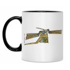 Кружка двухцветная