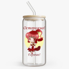 Банка с бамбуковой крышкой