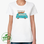 Женская футболка органик