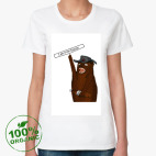 Женская футболка органик