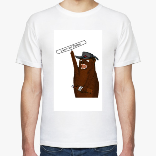 Футболка с принтом from Russia