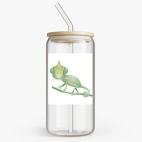 Банка с бамбуковой крышкой