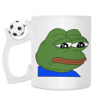 Кружка с футбольным мячиком