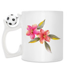 Кружка с футбольным мячиком