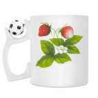 Кружка с футбольным мячиком