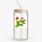 Банка с бамбуковой крышкой