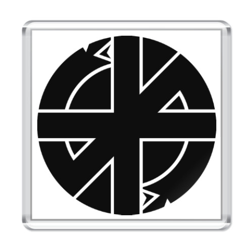 Магнит с принтом Crass 'Symbol'