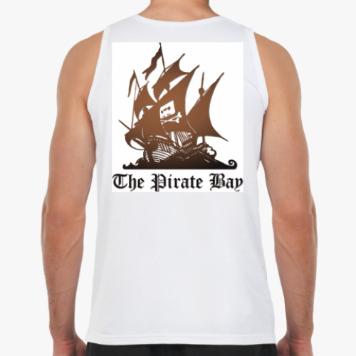 Майка с принтом Pirate Bay