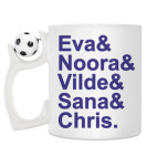 Кружка с футбольным мячиком