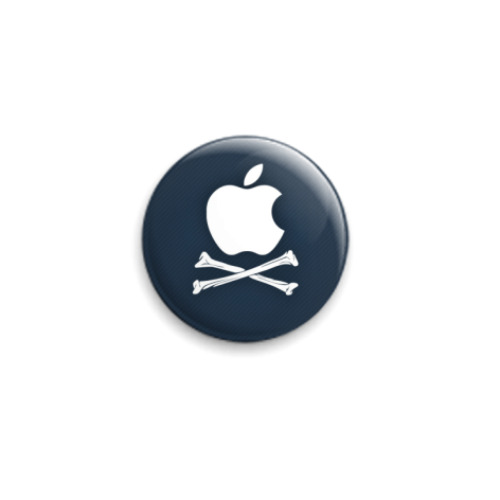 Значок 25мм с принтом  Apple
