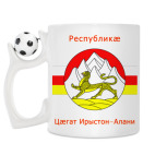 Кружка с футбольным мячиком