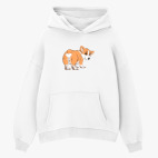 Толстовка худи оверсайз