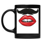 Кружка цветная UV-DTF