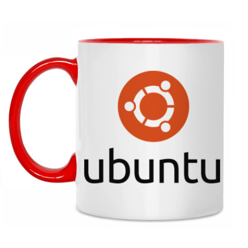 Кружка с принтом Ubuntu